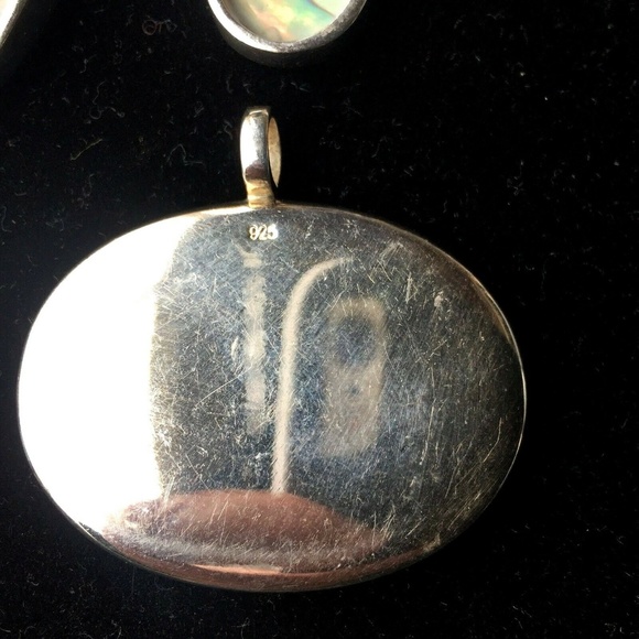 Sterling Silver 925 & Abalone shell set - Picture 4 of 7